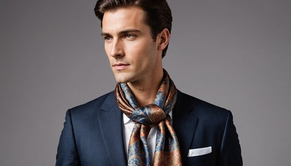 Foulard soie homme luxe : élégance et raffinement à portée de main